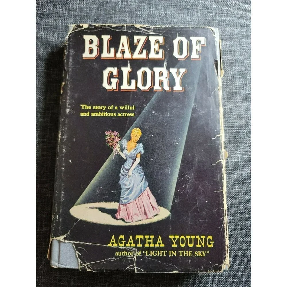 BLAZE OF GLORY by Agatha Young HC 1950 Book Club Edition with dust jack…